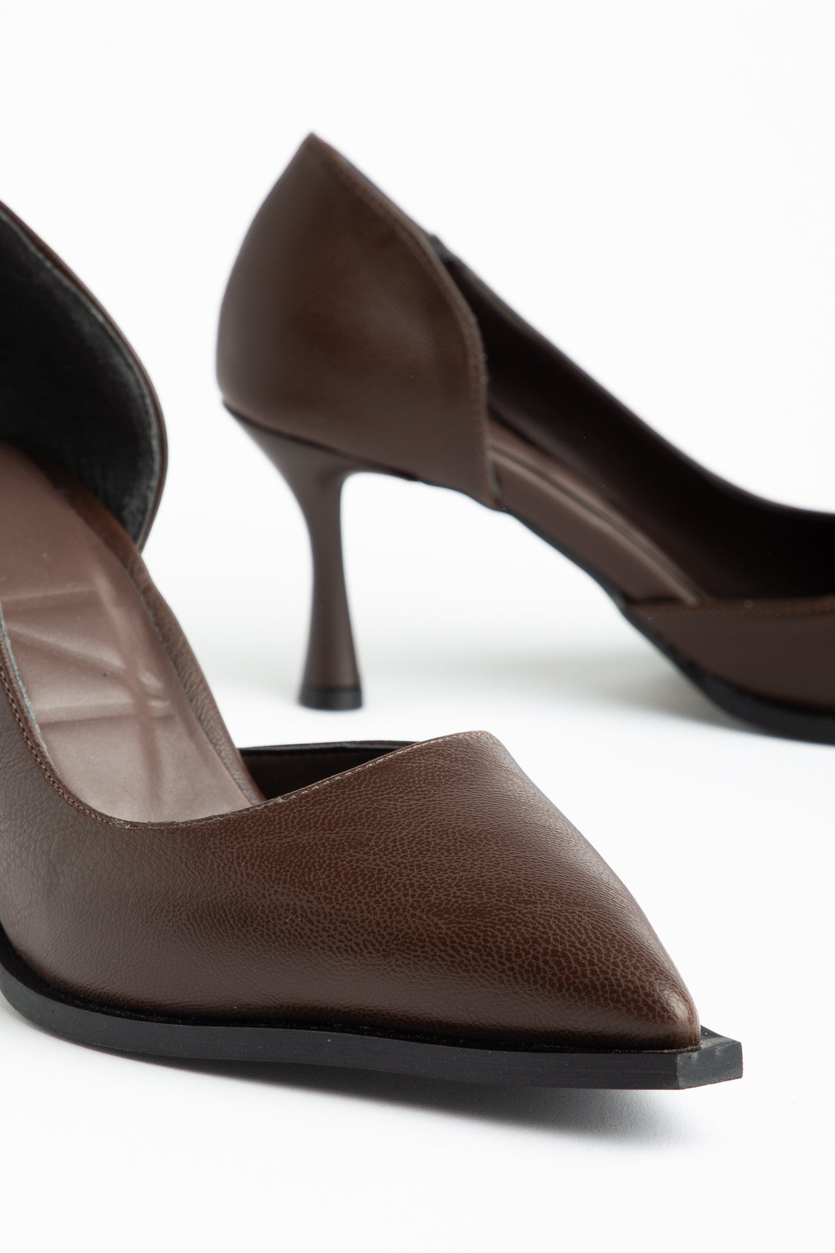 Kadın Deri İnce Topuklu Stiletto Abiye Ayakkabı