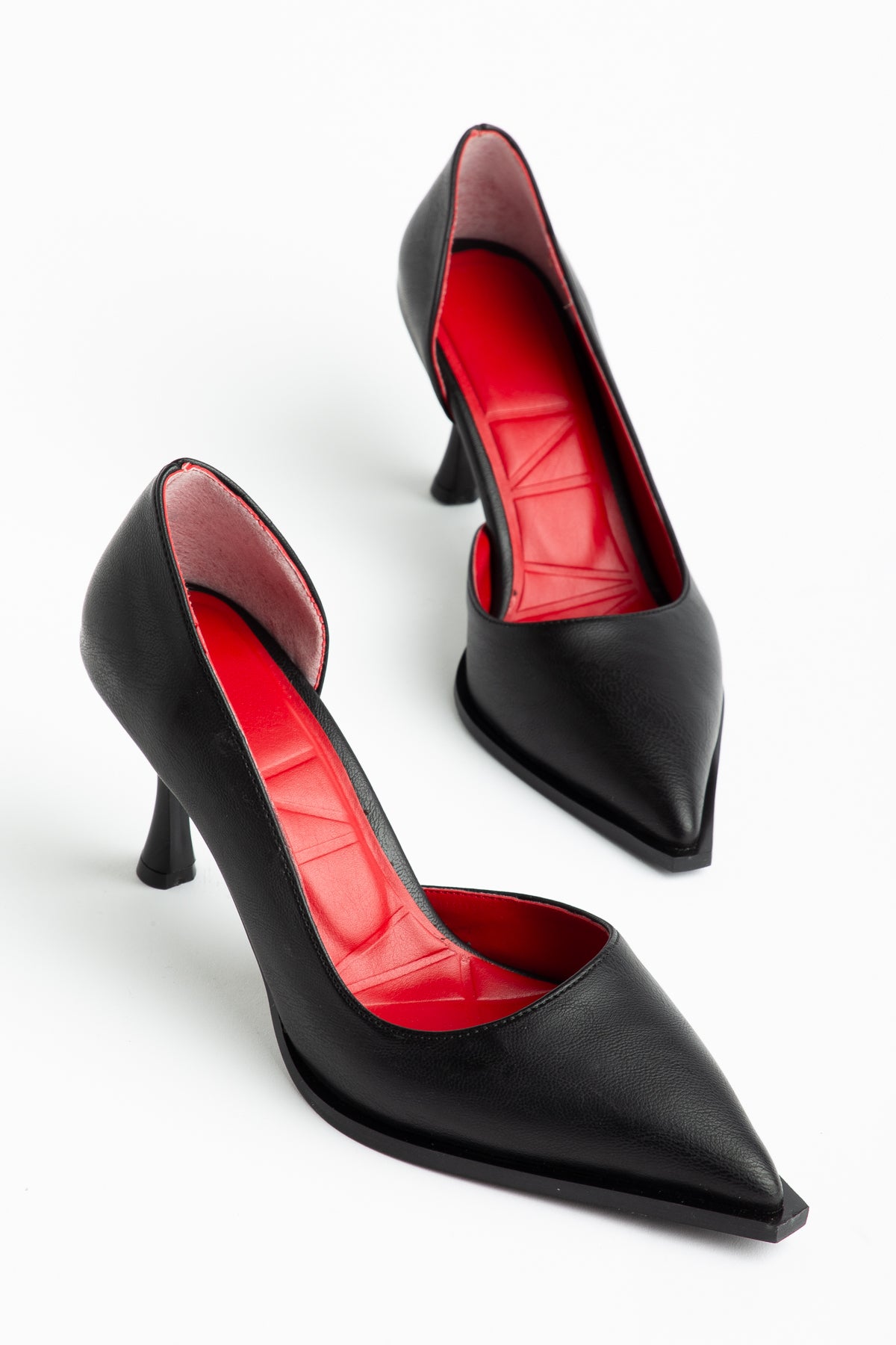 Kadın Deri İnce Topuklu Stiletto Abiye Ayakkabı
